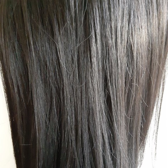 Brown lace front wig 13x4 lacefront color 2 layered. main image 9